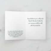 Traditionelle katholische Hochzeitsfeier Feiertagskarte (Innenseite)