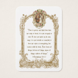 Traditionelle katholische Hochzeitskarte