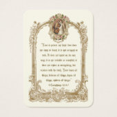 Traditionelle katholische Hochzeitskarte (Vorderseite)