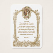 Traditionelle katholische Hochzeitskarte (Vorderseite)