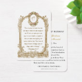 Traditionelle katholische Hochzeitskarte (Schreibtisch)