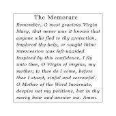 Traditionelle katholische Jungfrau des Gebets Mary Gummistempel (Prägung)