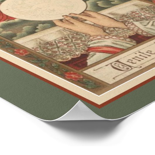 Traditionelle katholische Latein Mass WeihnachtsAn Poster (Ecke)