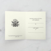 Traditionelle katholische Messe mit Eucharistin Karte (Innenseite)