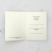 Traditionelle katholische Messe mit Heiligenherz Karte (Innenseite)