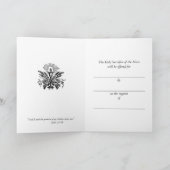 Traditionelle katholische Messe mit Sacred Heart C Karte (Innenseite)