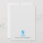 Traditionelle keltische Hochzeitseinladung Einladung (Rückseite)