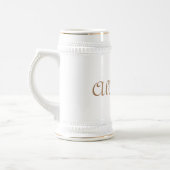 traditionelle Keramik Bierglas (Links)