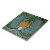 Traditionelle Keramik im Jugendstil Fliese (Seite)