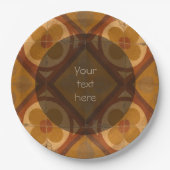 Traditionelle Keramik-Mittelmeerfliese irgendein Pappteller (Vorderseite)