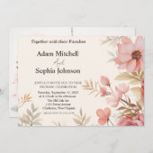 Traditionelle Kirche Einladung (Vorne/Hinten)