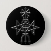 traditionelle Kirche von satan sigil Button (Vorderseite)