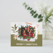 Traditionelle klassische Themen Feiertagspostkarte (Stehend Vorderseite)