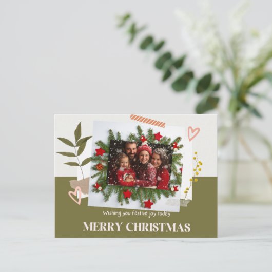 Traditionelle klassische Themen Feiertagspostkarte (Stehend Vorderseite)