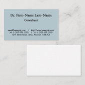 Traditionelle, klassische Visitenkarte (Vorne/Hinten)