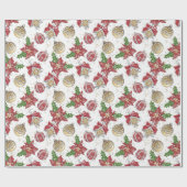 Traditionelle/klassische Weihnachtsschmuck Geschenkpapier (Flach)