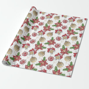 Traditionelle/klassische Weihnachtsschmuck Geschenkpapier