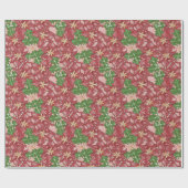 Traditionelle/klassische Weihnachtsschmuck Geschenkpapier (Flach)
