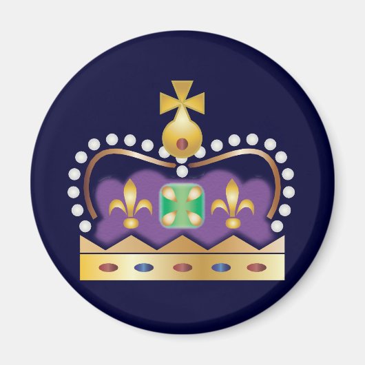 Traditionelle königliche Krone Magnet (Vorne)