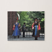 Traditionelle Königliche Palastwache, Südkorea Puzzle (Horizontal)