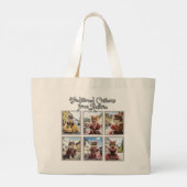 Traditionelle Kostüme aus Österreich Jumbo Stoffbeutel (Rückseite)