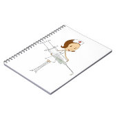 Traditionelle Krankenschwester mit komisch Notizblock (Linke Seite)