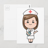 Traditionelle Krankenschwester Postkarte (Vorne/Hinten)