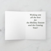 Traditionelle Kränzermalung Feiertagskarte (Innenseite)