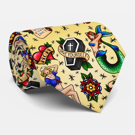 Traditionelle Krawatte (Gerollt)