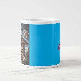 Traditionelle Krippe Jumbo-Tasse