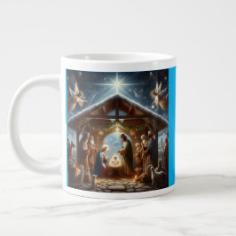 Traditionelle Krippe Jumbo-Tasse