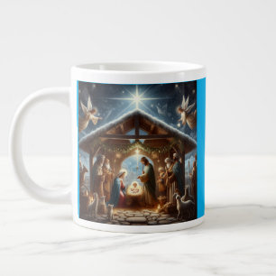 Traditionelle Krippe Jumbo-Tasse