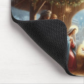 Traditionelle Krippe Mousepad (Ecke)