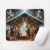 Traditionelle Krippe Mousepad (Mit Mouse)