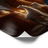 Traditionelle Krippe Poster (Ecke)