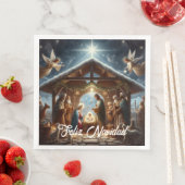 Traditionelle Krippe Serviette (Beispiel)