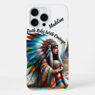 Traditionelle kulturelle Designs der indianischen iPhone 16 Pro Max Hülle