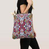 Traditionelle Kunst der Folk, ethnisch, Hintergrun Tasche (Von Nahem)