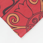 Traditionelle Kunst Fleecedecke (Ecke)