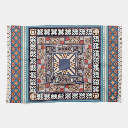 Traditionelle Kunst Geschirrtuch (Horizontal)