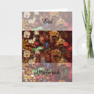 Traditionelle Laternenlichtwirkung Feiertagskarte