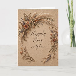 Traditionelle leere Hochzeitskarte Karte