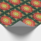 Traditionelle lettische Volkskunst mit Symbolmaler Geschenkpapier (Ecke)