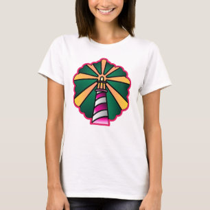 Traditionelle Leuchtturm-Illustration T-Shirt