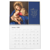 Traditionelle Madonna und Kind Weihnachtsgeschenke Kalender (Jan 2027)