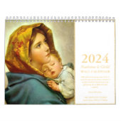 Traditionelle Madonna und Kind Weihnachtsgeschenke Kalender (Titelbild)