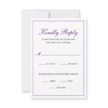 Traditionelle Mahlzeiten Königliche Lila Hochzeit