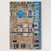 Traditionelle maltesische Balkonen Valletta Malta Puzzle (Vertikal)