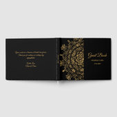 Traditionelle Mandala-Klassik-Luxus-Art-Deco Gästebuch (Voll)