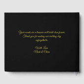 Traditionelle mandala klassische elegante luxuriös gästebuch (Rückseite)